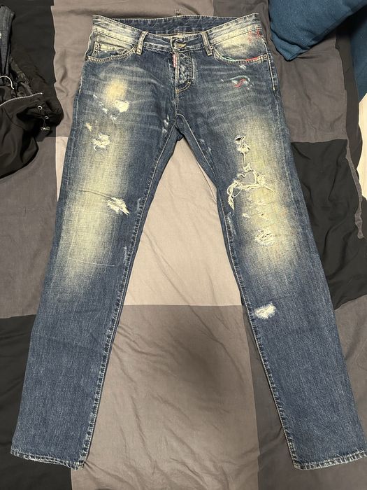 blugi disquared slim/skinny fit noi