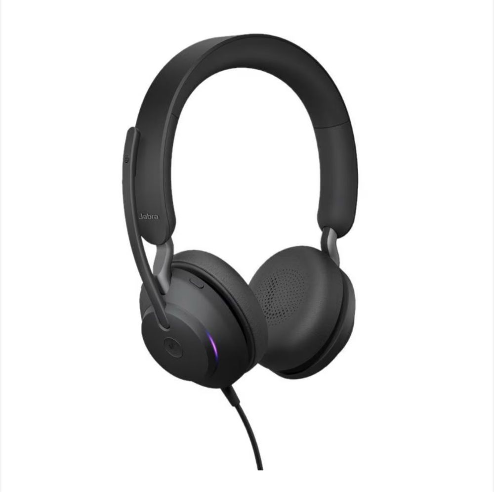 Jabra Evolve2 40 MS Stereo - Headset Ideal pentru Birou