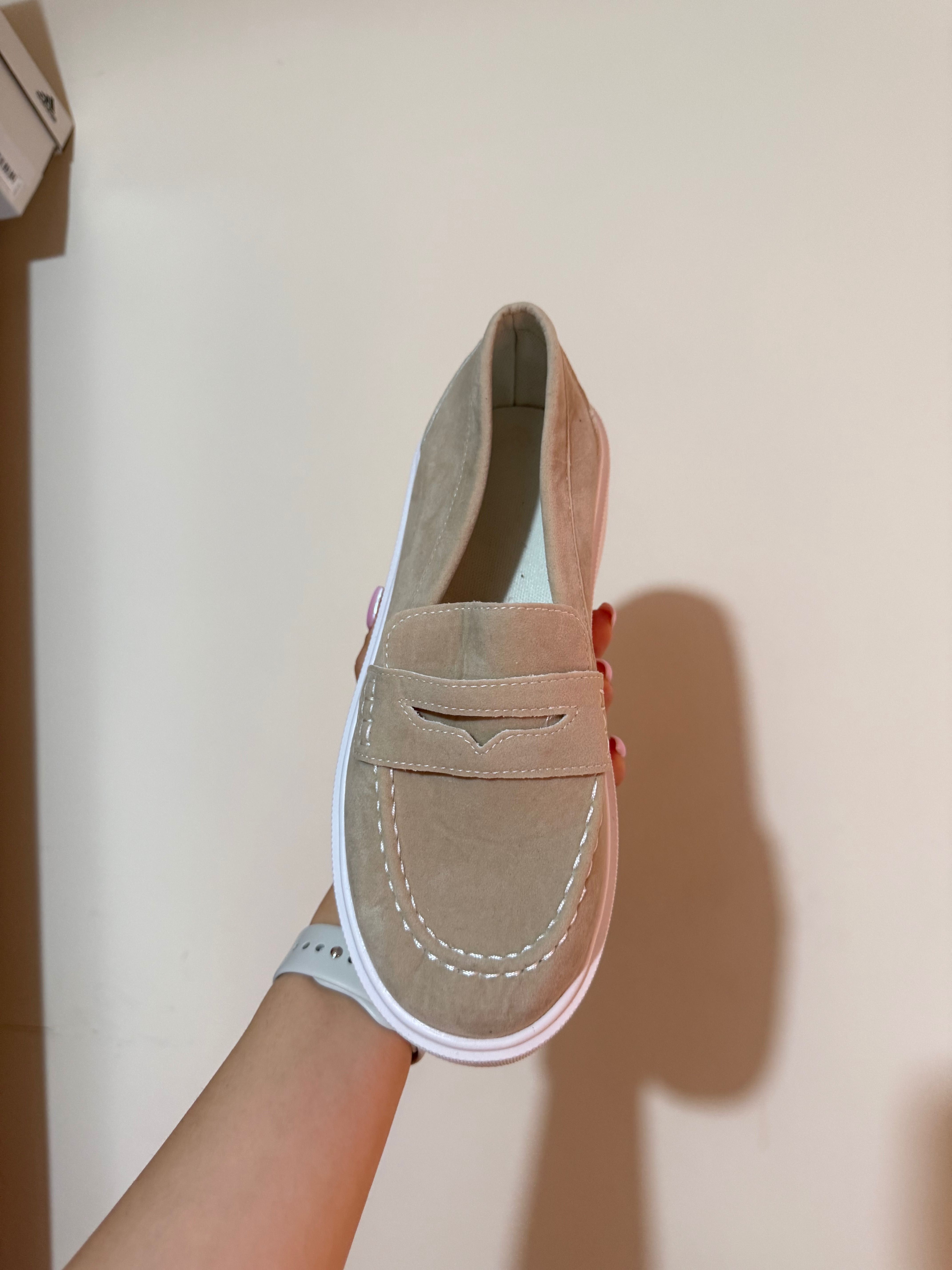 Мокасини в цвят Khaki