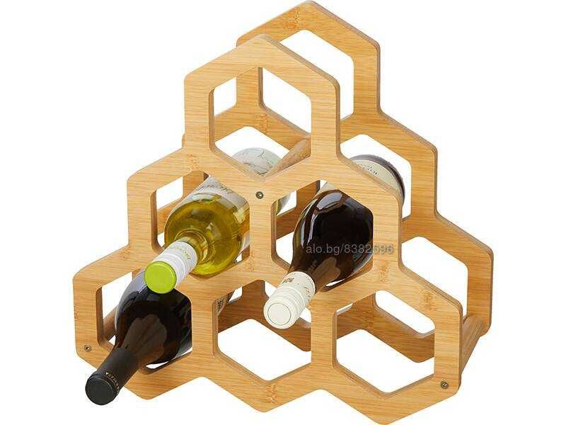 Бамбукова поставка за вино