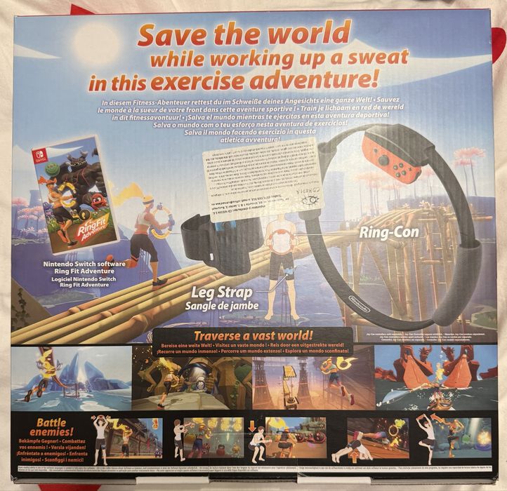 Ringfit adventure nintendo switch NOU