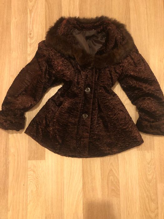 Blăniță dama cu guler din vulpe- mărime L