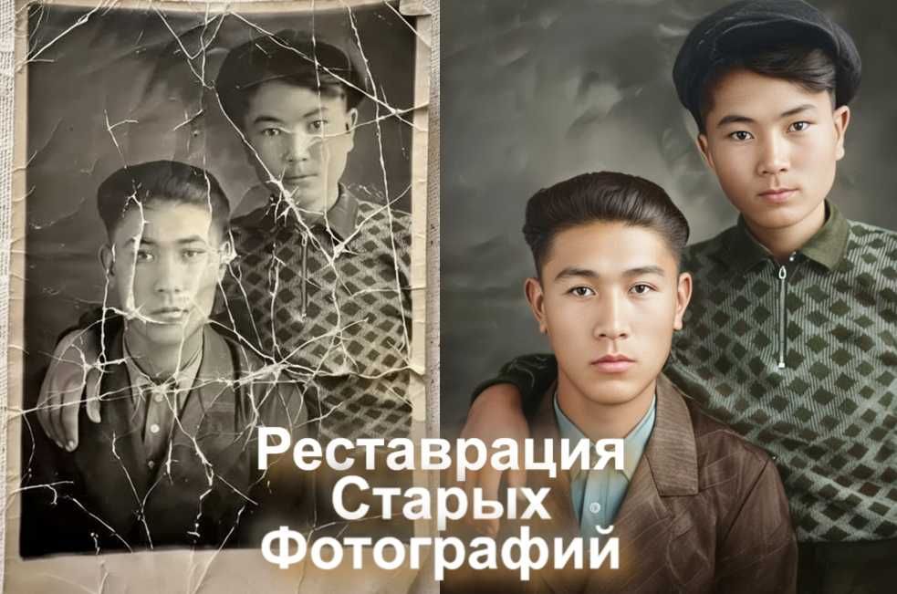 Реставрация фотографий. Восстановить старое фото СССР