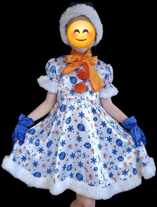 Новогодний костюм "Снеговички"