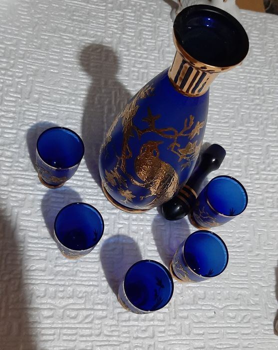 Набор богемское стекло