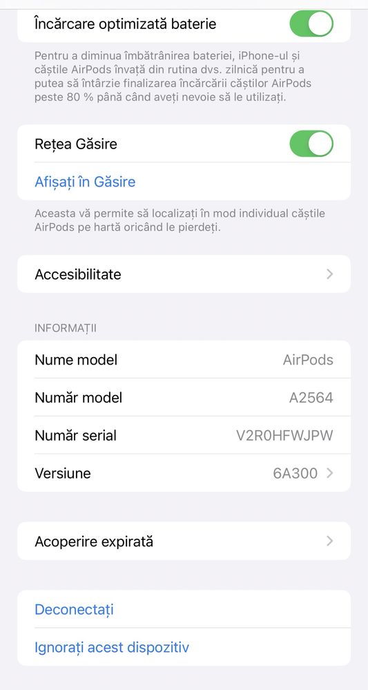 Casti Bluetooth  Apple AirPods Gen 3, Alb A-2564