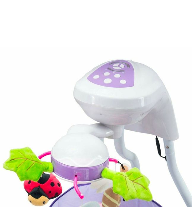 Leagan electric pentru bebelusi Caretero Bugies LCBM1, Mov