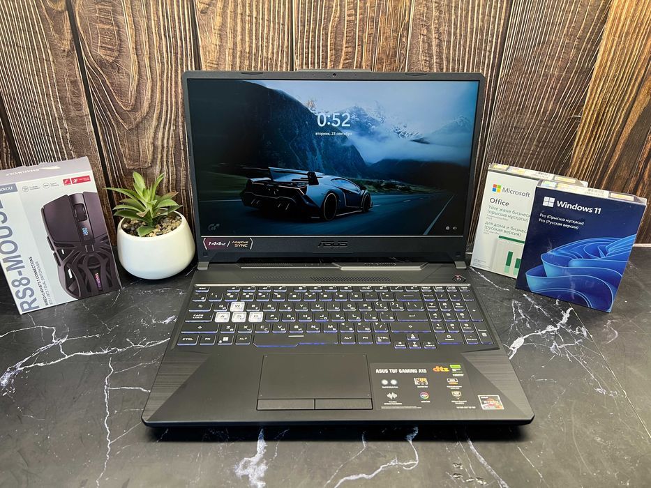 Ноутбук для игр ASUS TUF Gaming 15 | Ryzen 5-7535HS/16GB/512GB/RTXS10