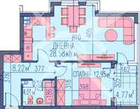 Двустаен апартамент Изгрев 425-15350