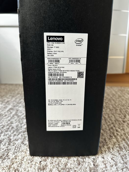 Laprop Lenovo Legiom