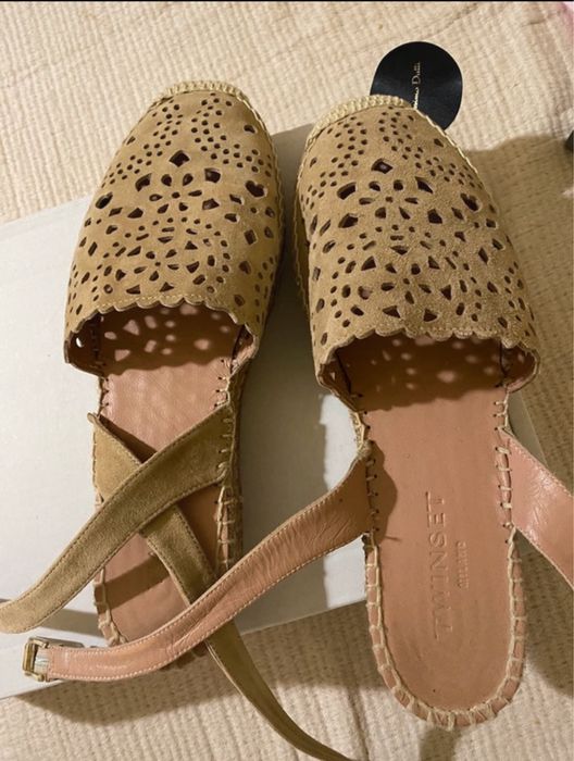 Espadrile crem Twinset