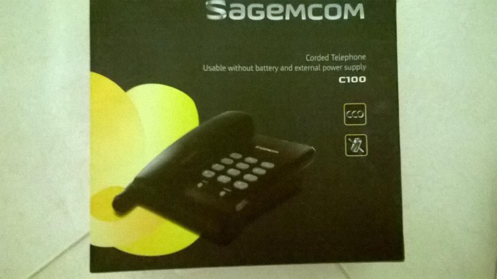 Нов стационарен телефон Sagemcom C100 не е отварян