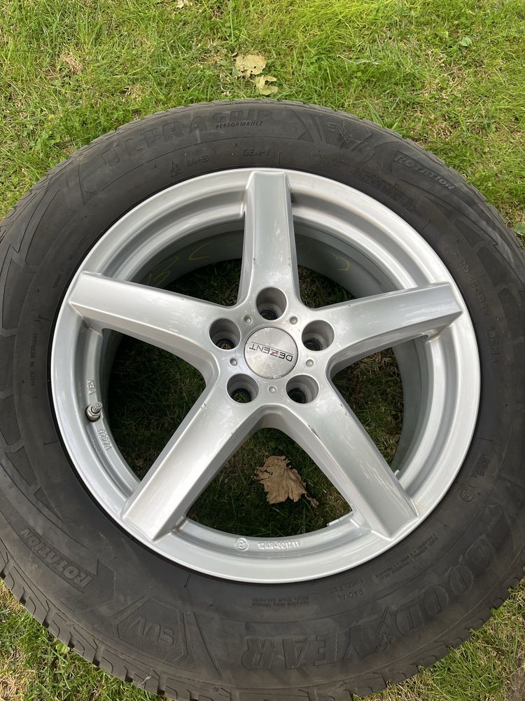 Джанти Dezent 17 5x108 със зимни гуми Good Yaer Ultra Grip 225/65/17