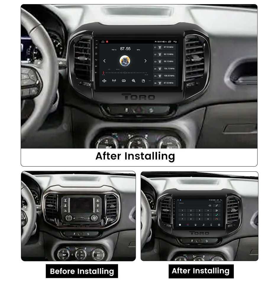 Navigatie Fiat Toro 2017 - 2020, 2GB 4GB 8GB Garantie Camera