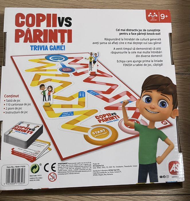 Copii vs Parinti Joc Trivia 9+