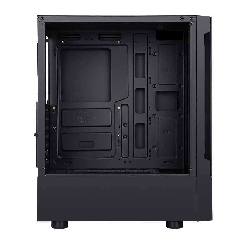 Корпус для ПК Sama 3307 black (ATX/ M-ATX/ ITX/ 3 A-RGB cooler)