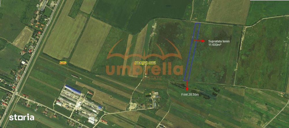Teren de vanzare Jucu de Mijloc Intravilan  11.600m²