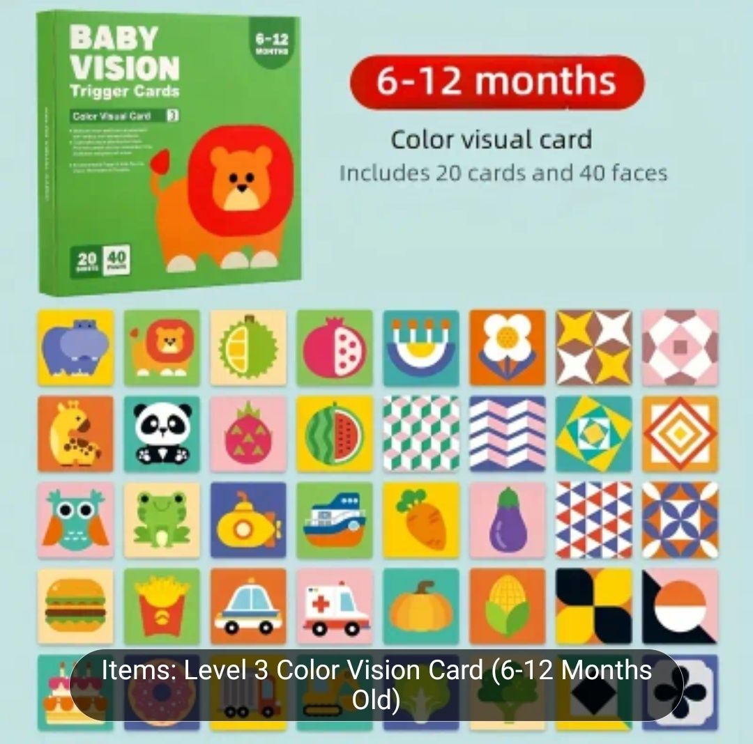 Baby Vision - карти за визуална стимулация на бебешкото зрение