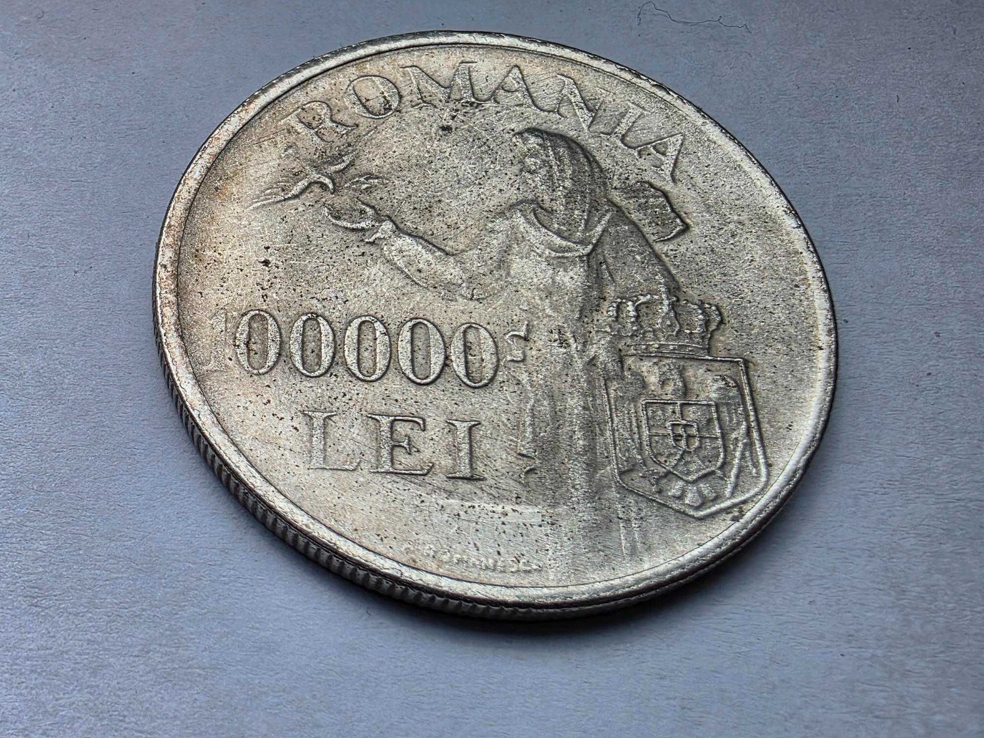 Monede colectie / Romania 100000 lei 1946 / Mihai I Regele Romanilor