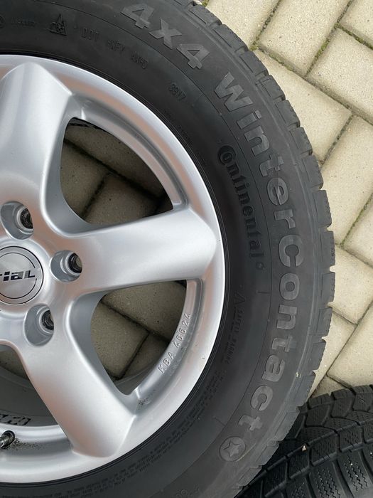 Jante aliaj 17  marca Rial cu anvelope continental iarna , Vw Touareg