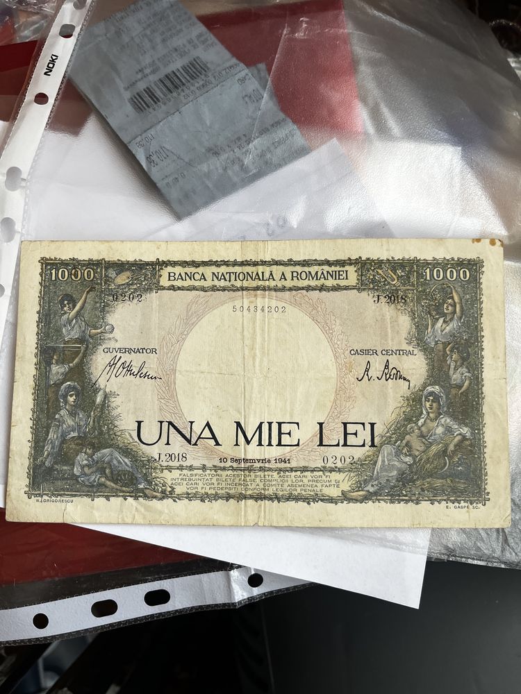 Bancnota 1.000 din 1941