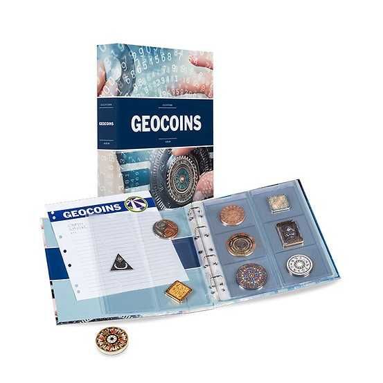 Албум за монети GEOCOINS с 5 листа за големи монети до 55 мм