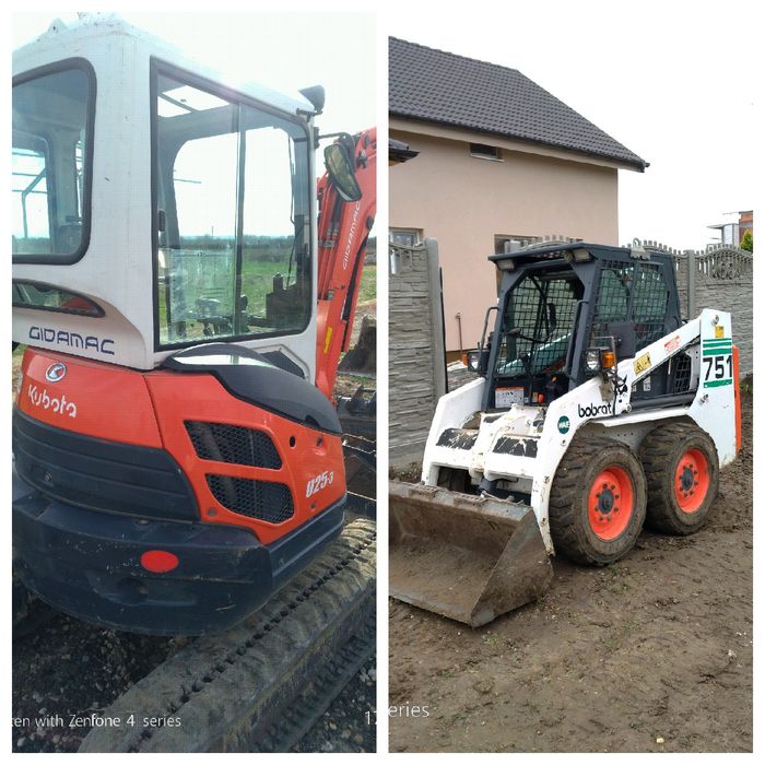Inchiriez Bobcat si Miniexcavator
