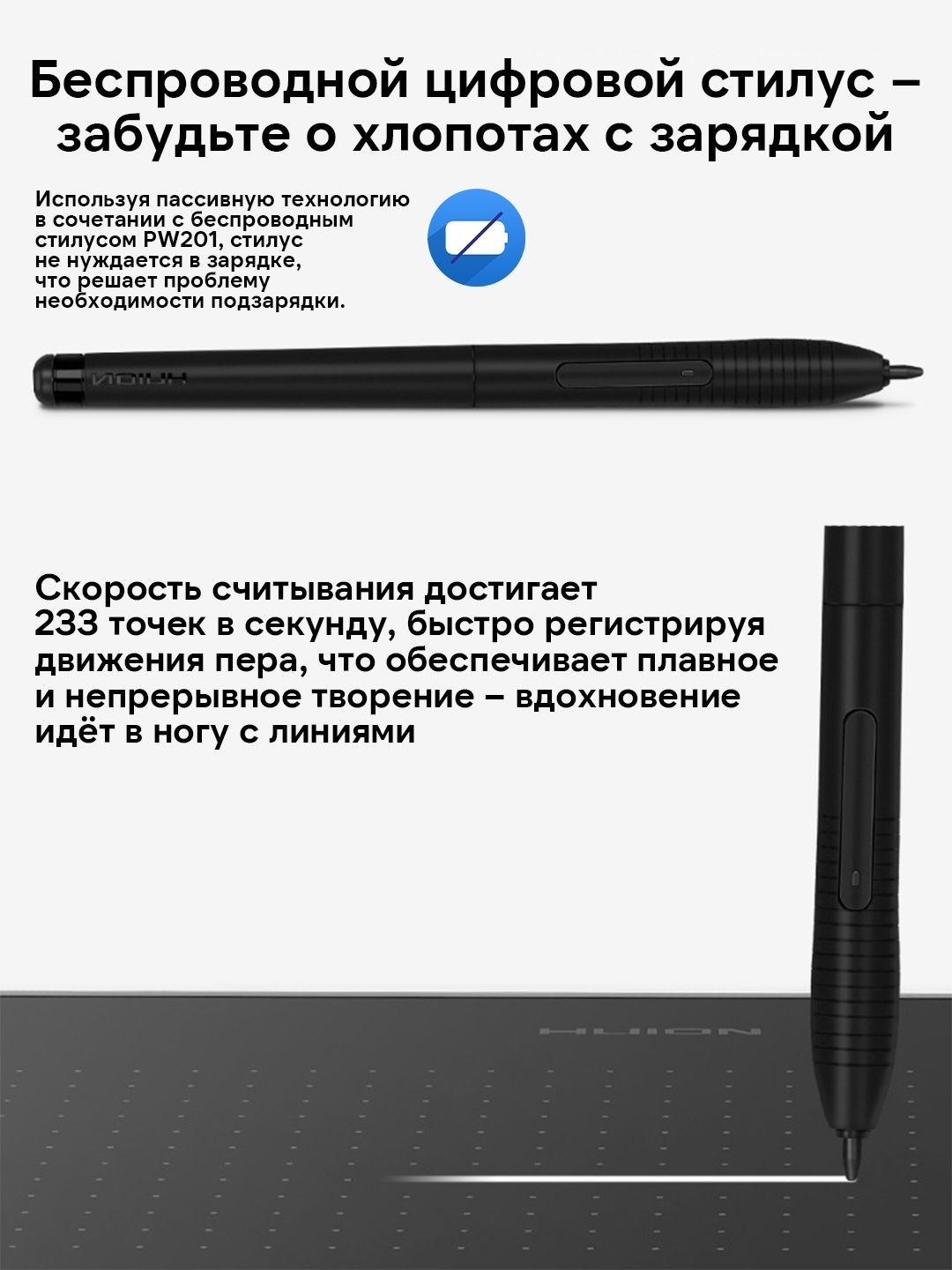 Графический планшет Huion H430P