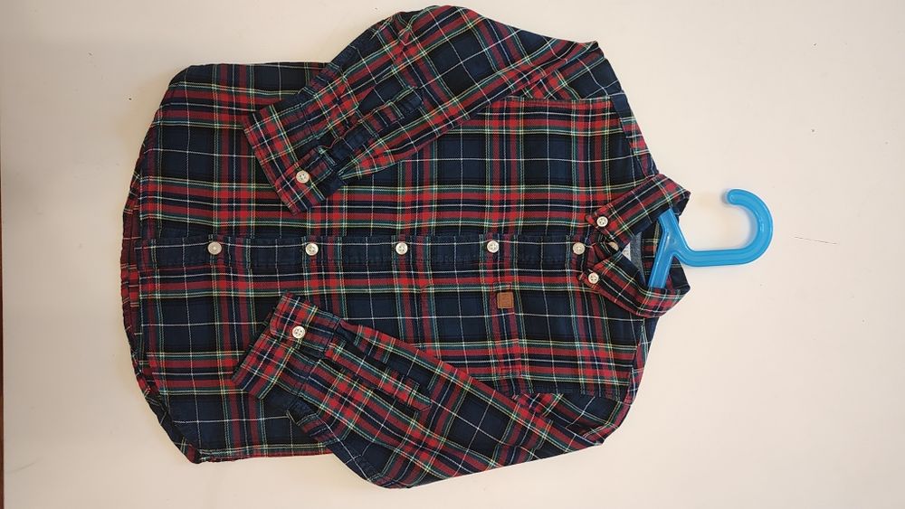 Карирана риза за момче H&M -  110 размер 4-5 г.