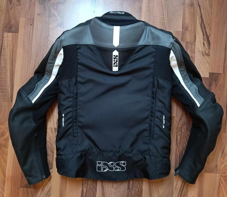 Geaca moto/ geaca motocicleta look sportiv material textil piele 52 54