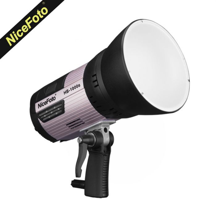 Lampa led foto NiceFoto HB-1000B studio prindere bowens cu baterie