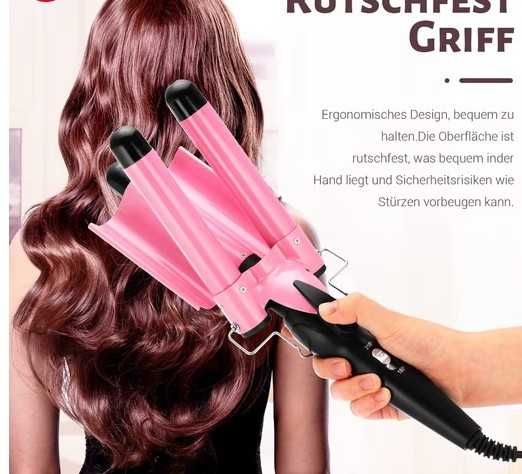 Ondulator 3 tuburi 25 mm pentru valuri de plajă cu înveliș ceramic