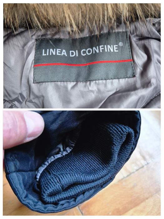 Geacă exclusivă Linea di Confine, puf Eiderdown, Femei, Blană nat. - L