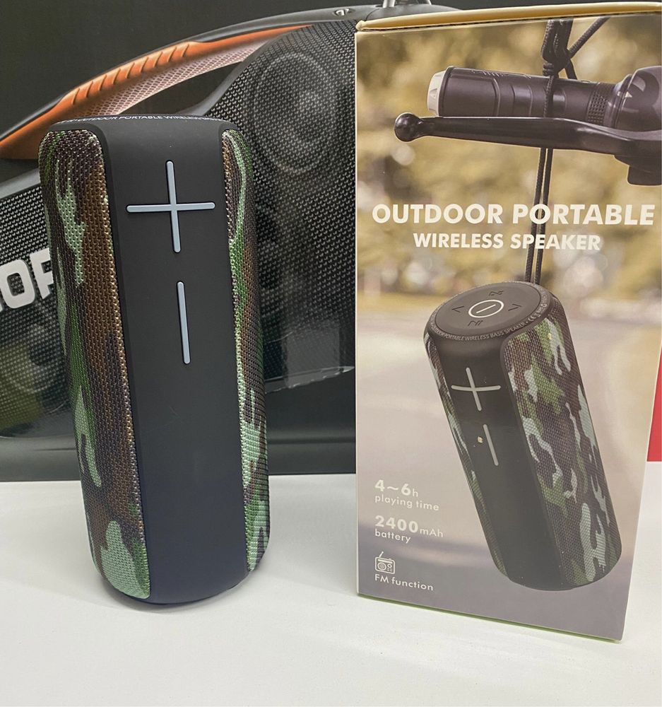 Boxa Portabila 20W Hopestar Wifi Radio Bluetooth Extra Bass Negru/Rosu