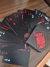 Carti de joc Poker Plastifiate Negru / Rosu