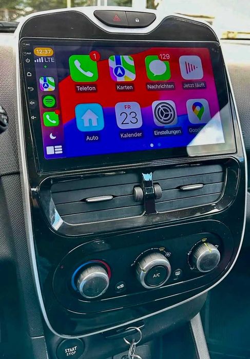 Navigatie GPS Android Dedicata Renault Clio 4 / ZOE CarPlay QLed 1-8GB