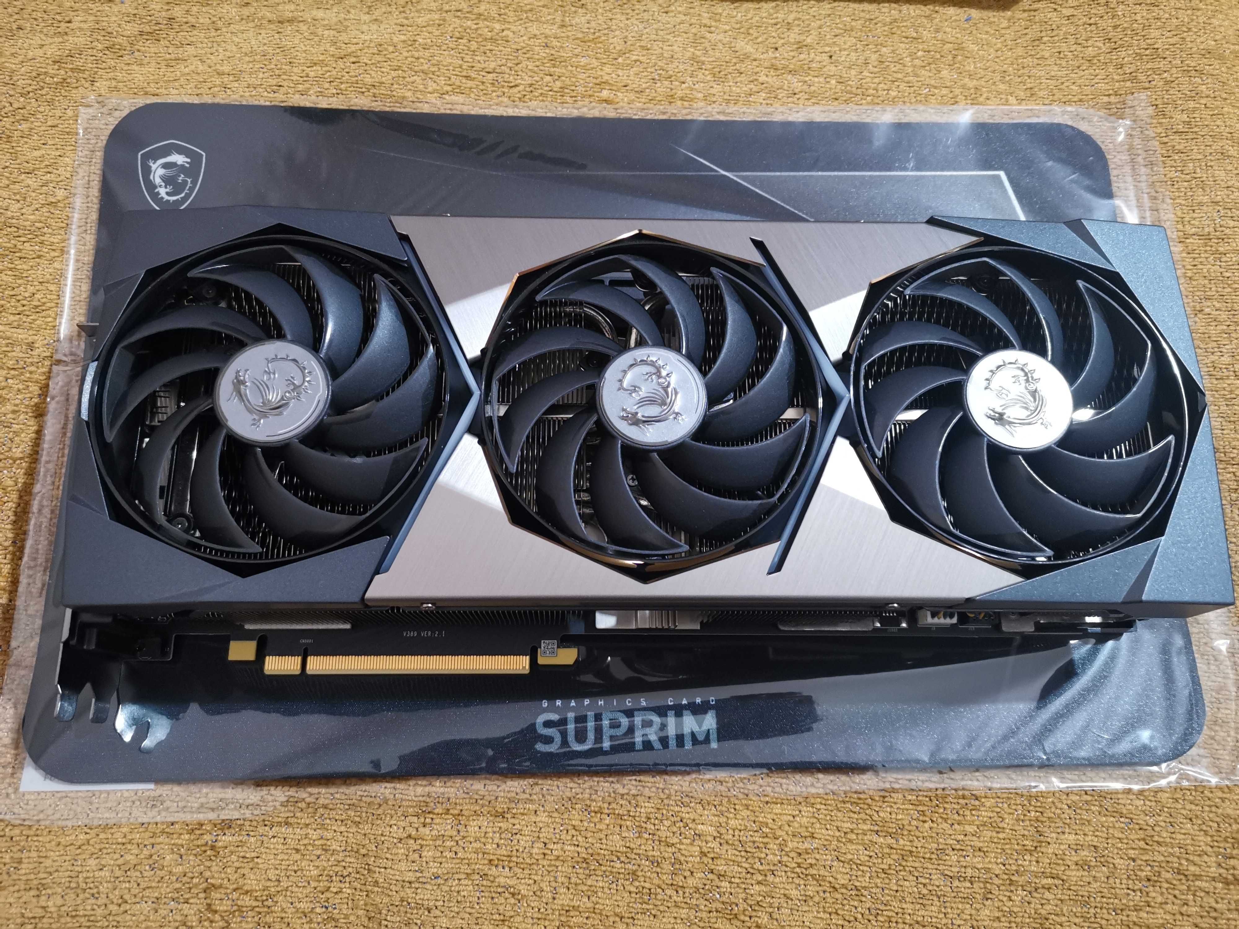 Продавам VGA MSI GeForce RTX 3080 Ti SUPRIM X 12G
