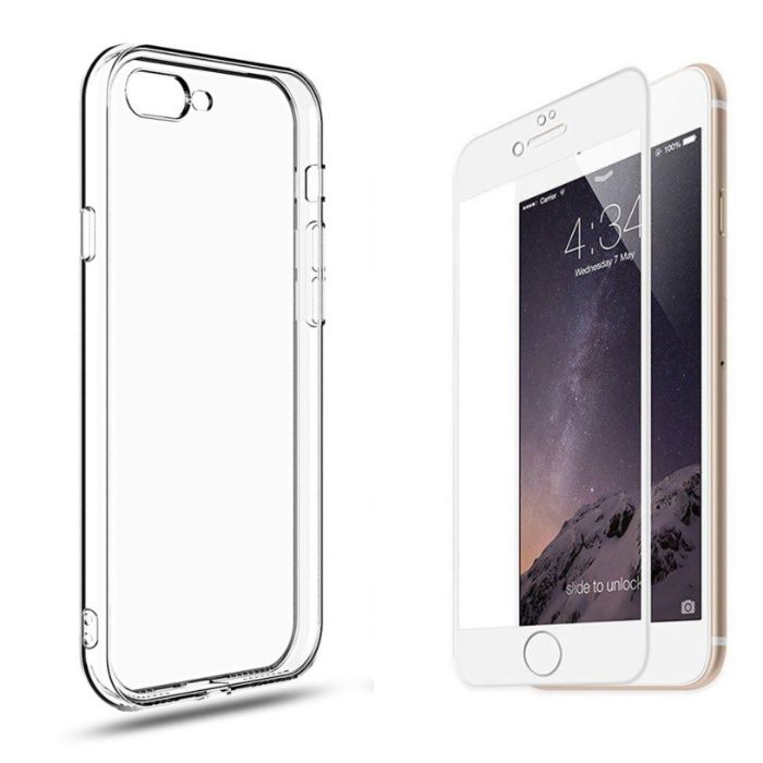 Husa G CASE si Folie Sticla Curbata 6D 11D Iphone 7/8 Plus SE 16E