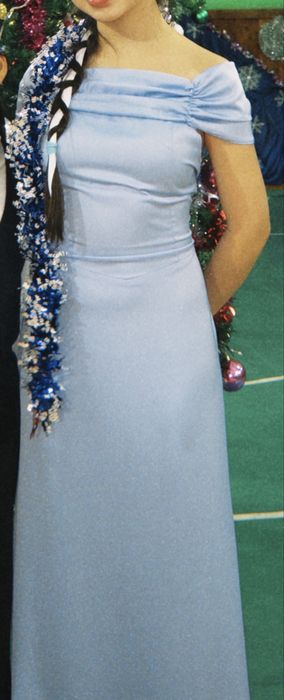 платье вчерне/ для свадьбы синее/голубое