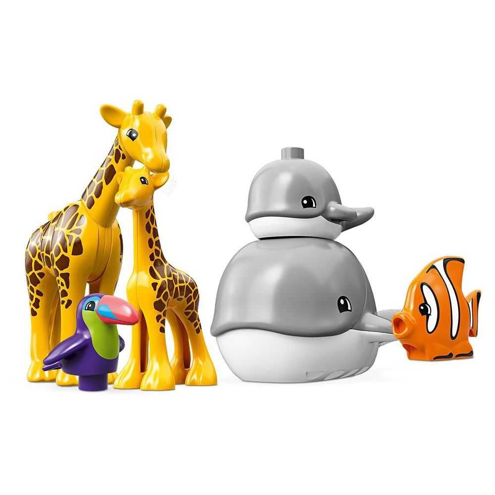 LEGO DUPLO Животни по света + 2 основи + кутия