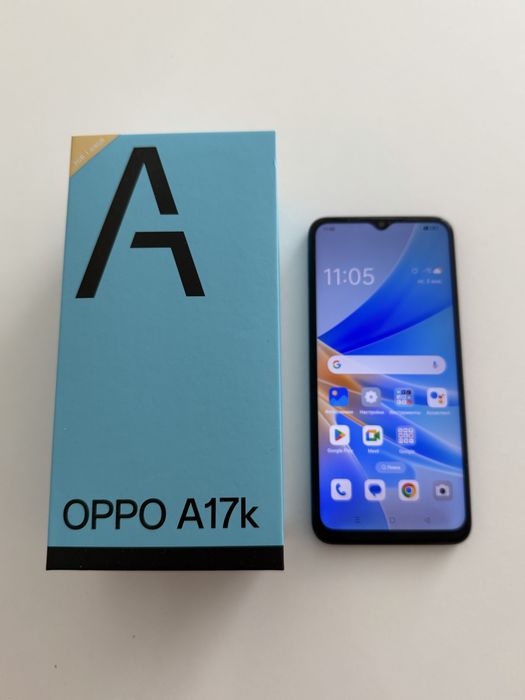Продам OPPO A17k комплект с коробкой 20.000тг