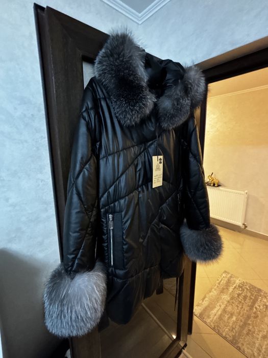 Geacă damă cu blană naturală – Elegance Fur & Leather