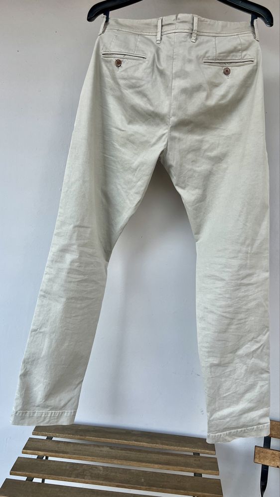 Chino bej WHITE marimea talie 33 lungimea 32