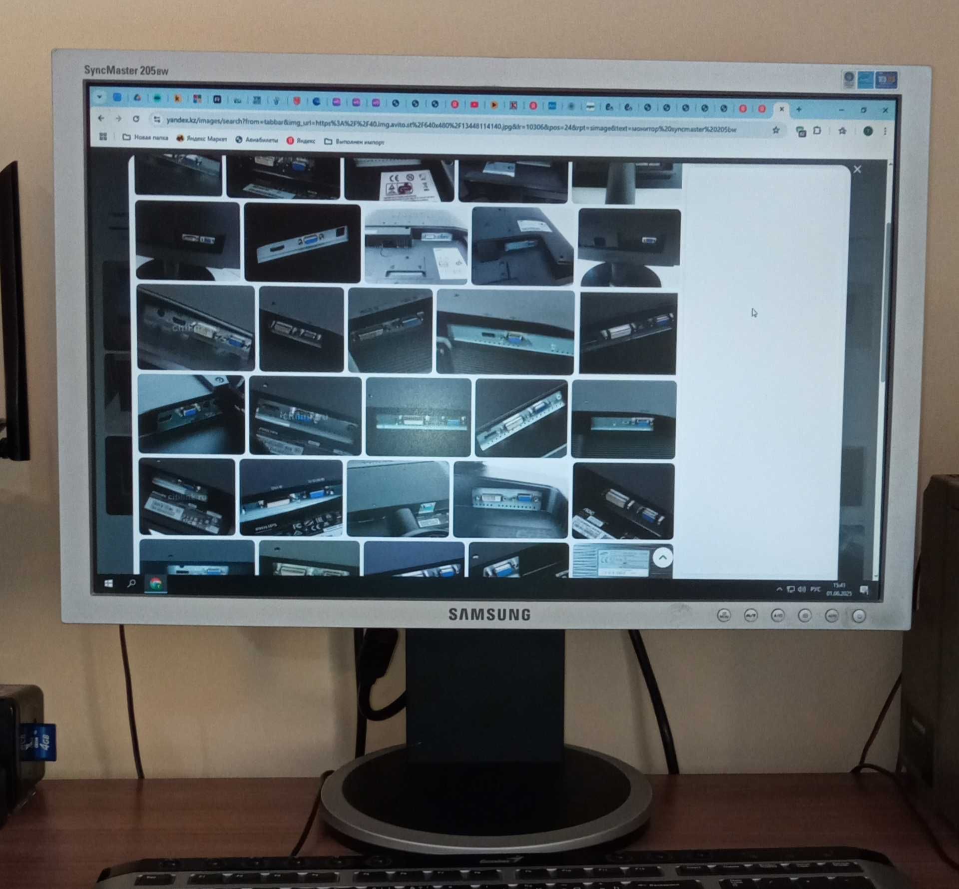Монитор Samsung SyncMaster 205 BW Рабочий. 16*10