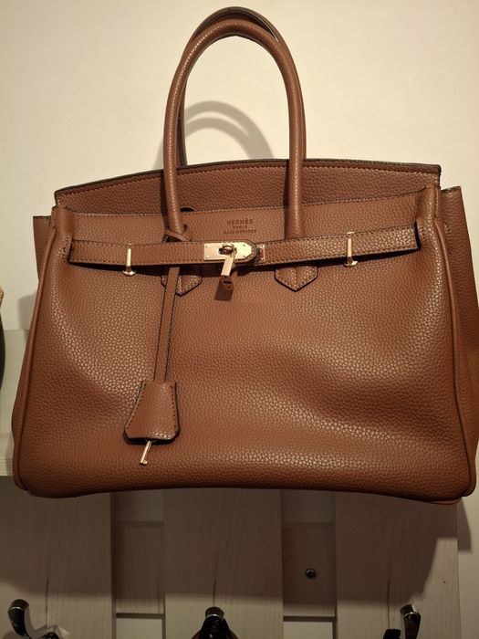 Чанта кафява голяма