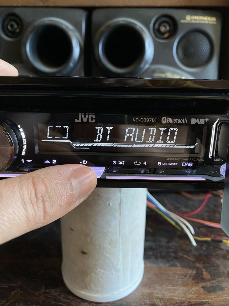 JVC KD-DB97BT- ВИСОК КЛАС -BLUETOOTH, USB, CD, Радио плеър за кола сд