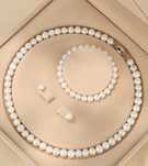 Set perle colier bratara cercei