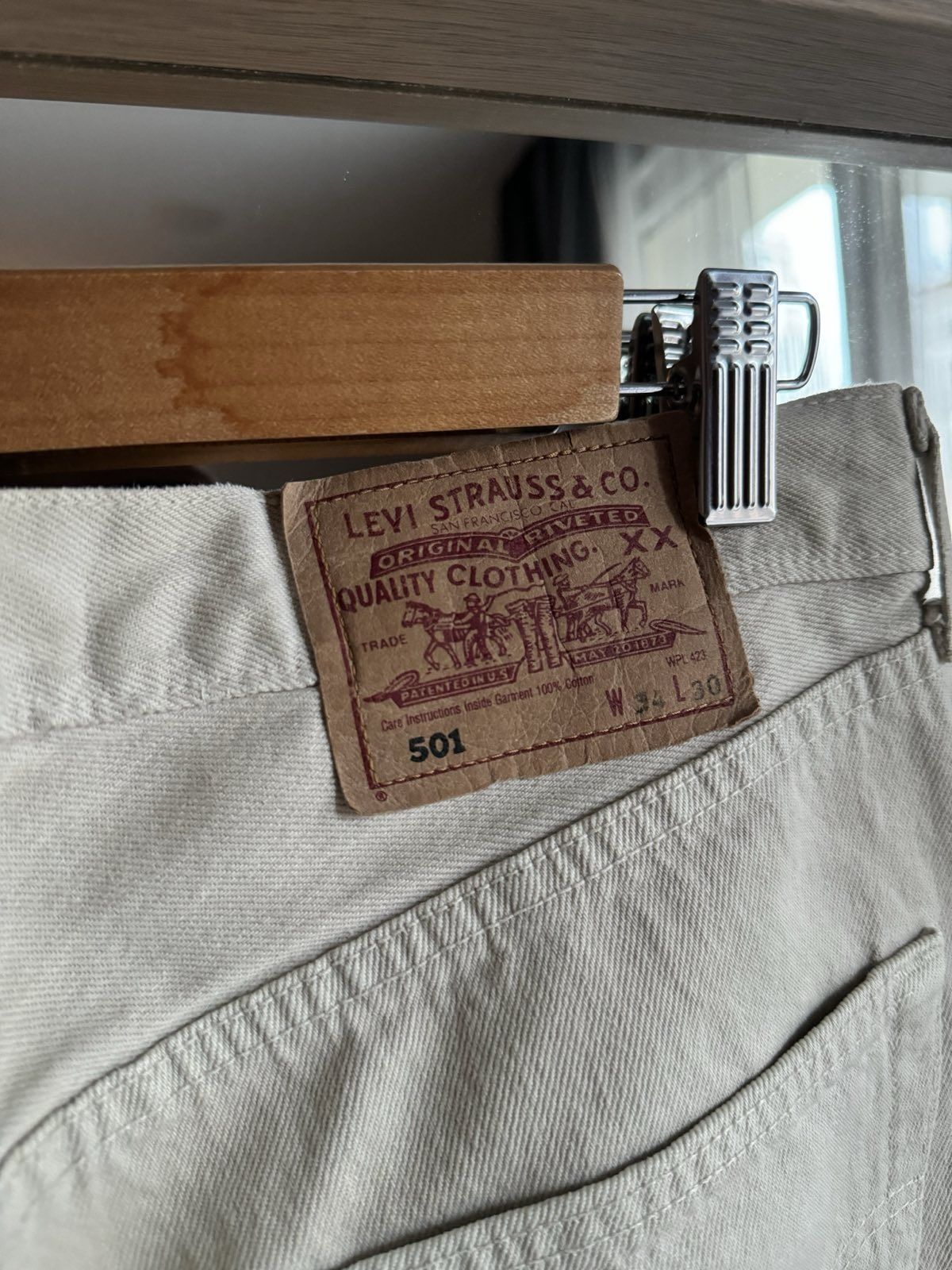 Дънки Levi's 501 и Pull and Bear размер 32