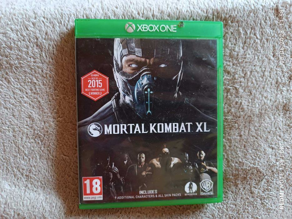 продавам игра за xbox one Mortal Kombat XL