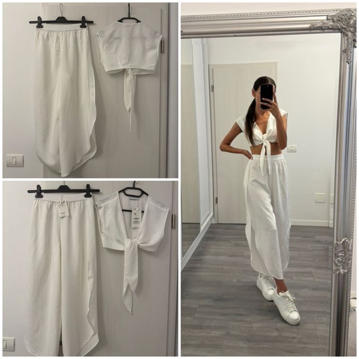 Set pantaloni si top, femei - xs